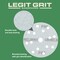 Legit Grit 6 inch Sand paper Disc, 15-Hole, 60 Grit, 50PK LG6-1560-50 - alternate 7